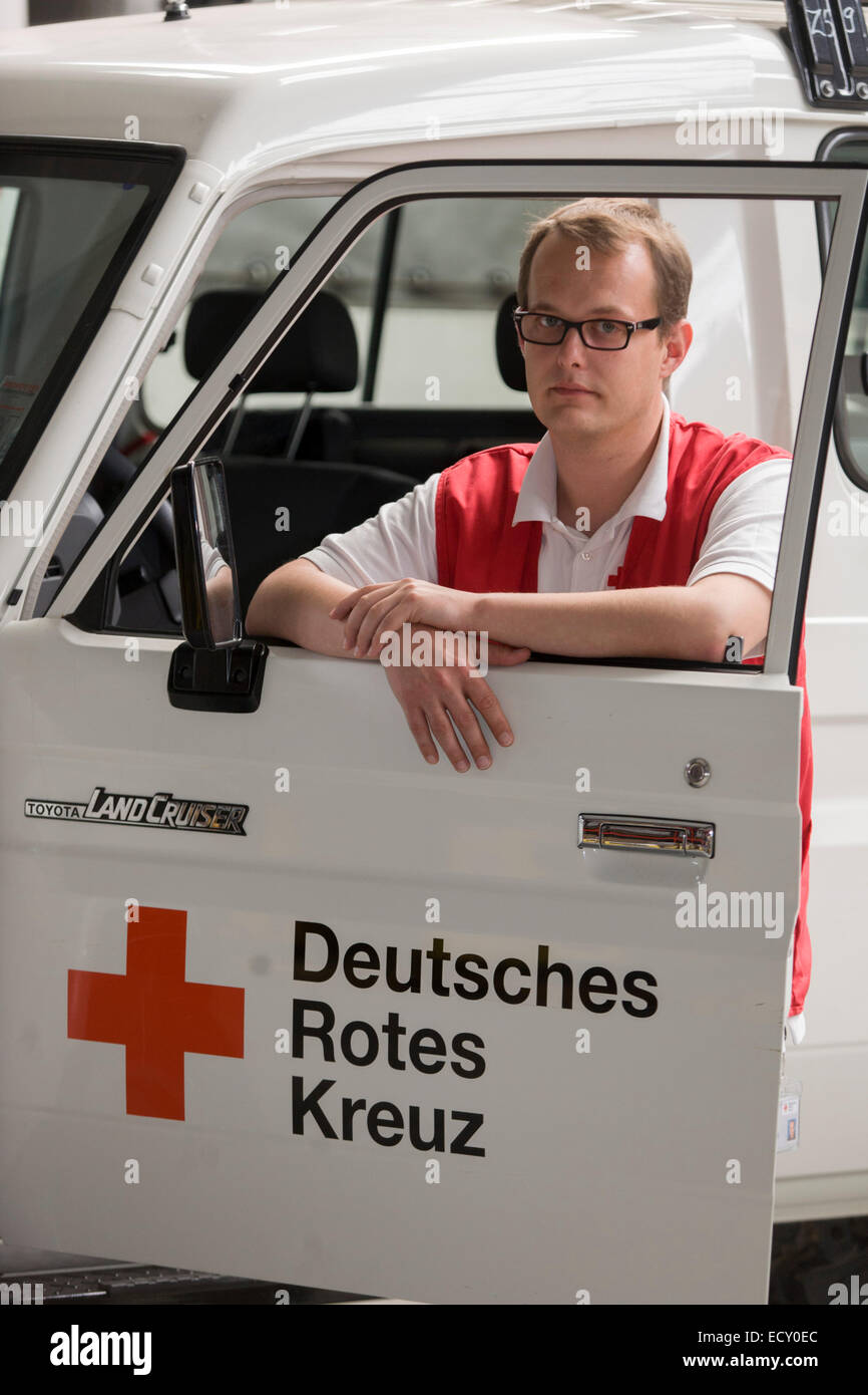 German Red Cross Christian Schuh Stock Photo