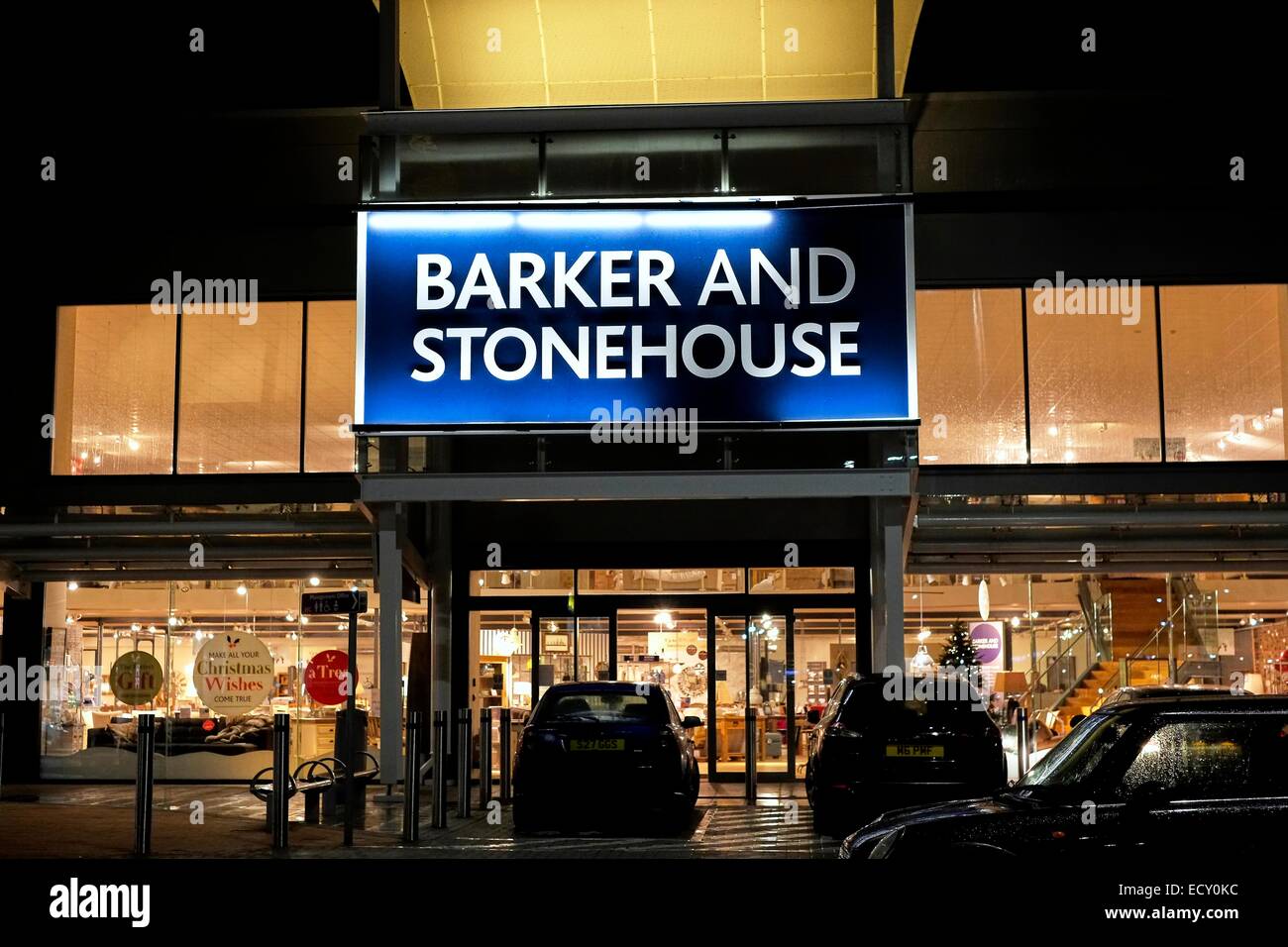 Barker and stonehouse furniture superstore England UK Stock Photo - Alamy