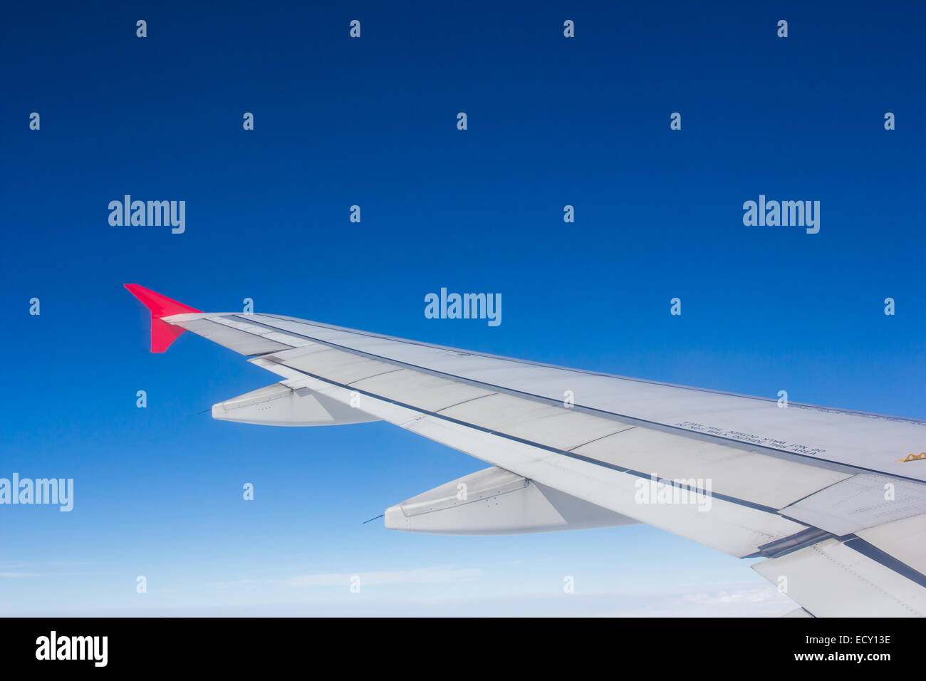 Airplane window view engine wing hi-res stock photography and images ...