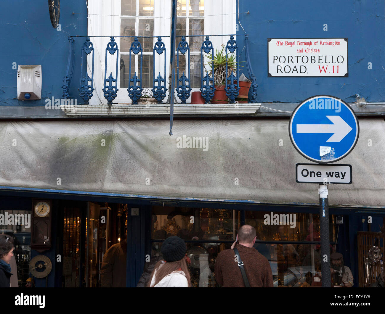 Portobello Road Market London UK Stock Photo Alamy
