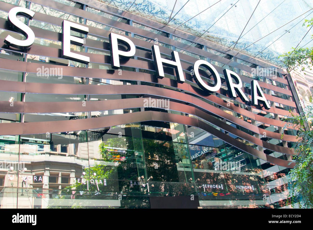 Retailer Sephora opened its first Australian store in pitt street