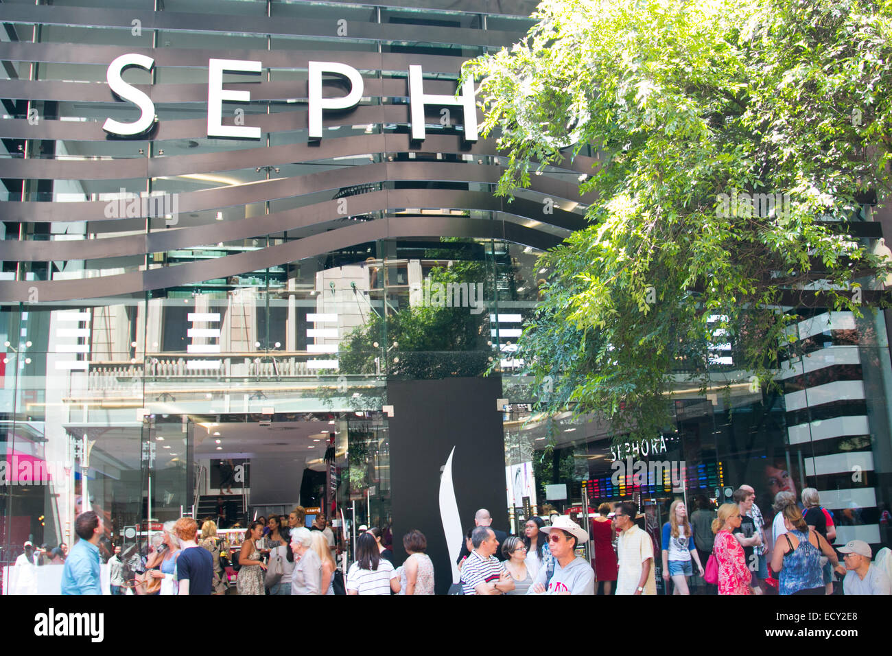 Sephora opened its first australian store in pitt street Sydney in december 2014 Stock Photo Alamy