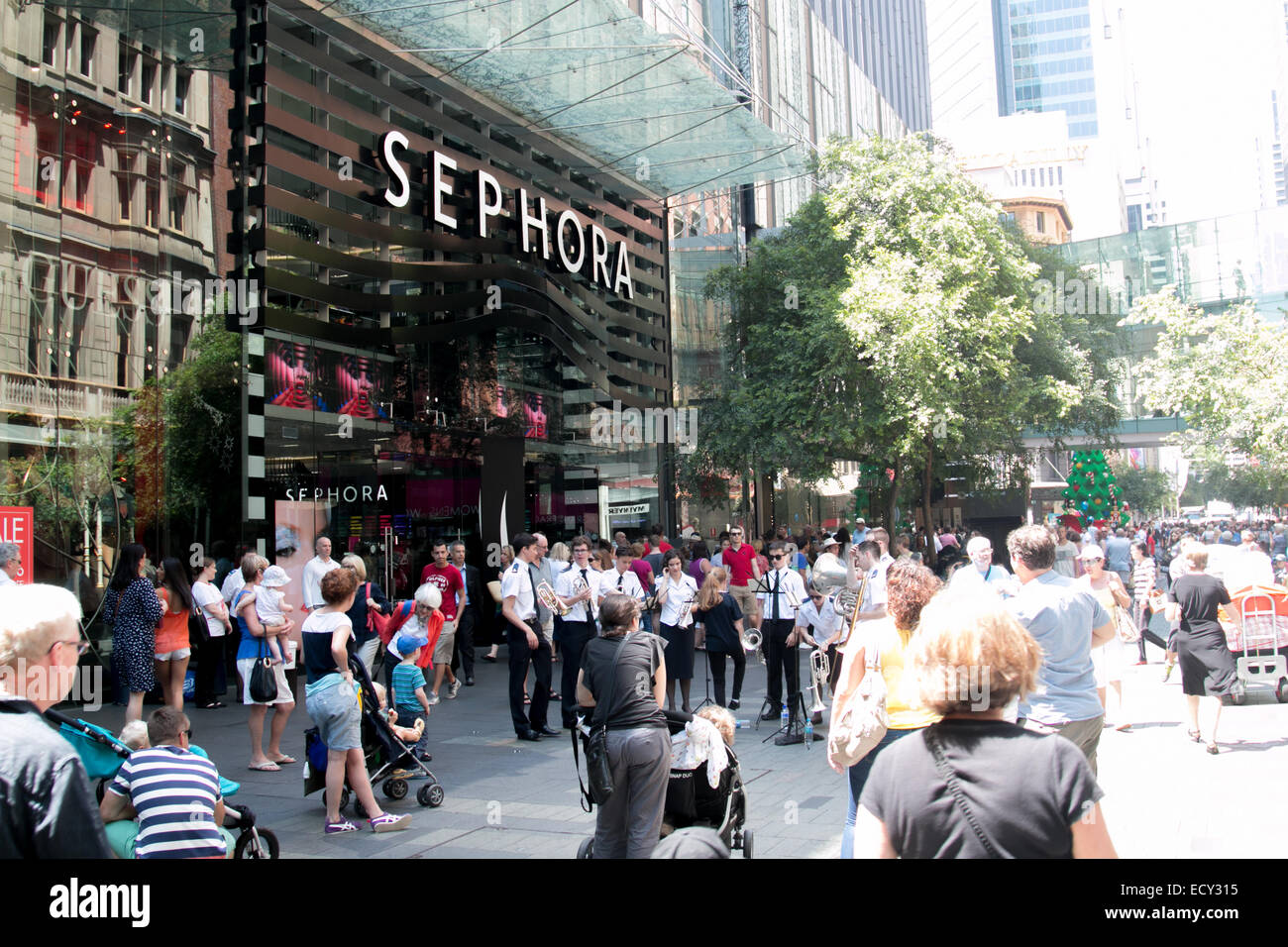 Sephora opened its first australian store in pitt street Sydney in december 2014. Stock Photo