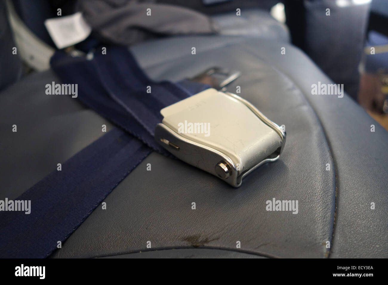Detail Seat belts, safety belt, in Air France plane, Paris. France Stock  Photo - Alamy