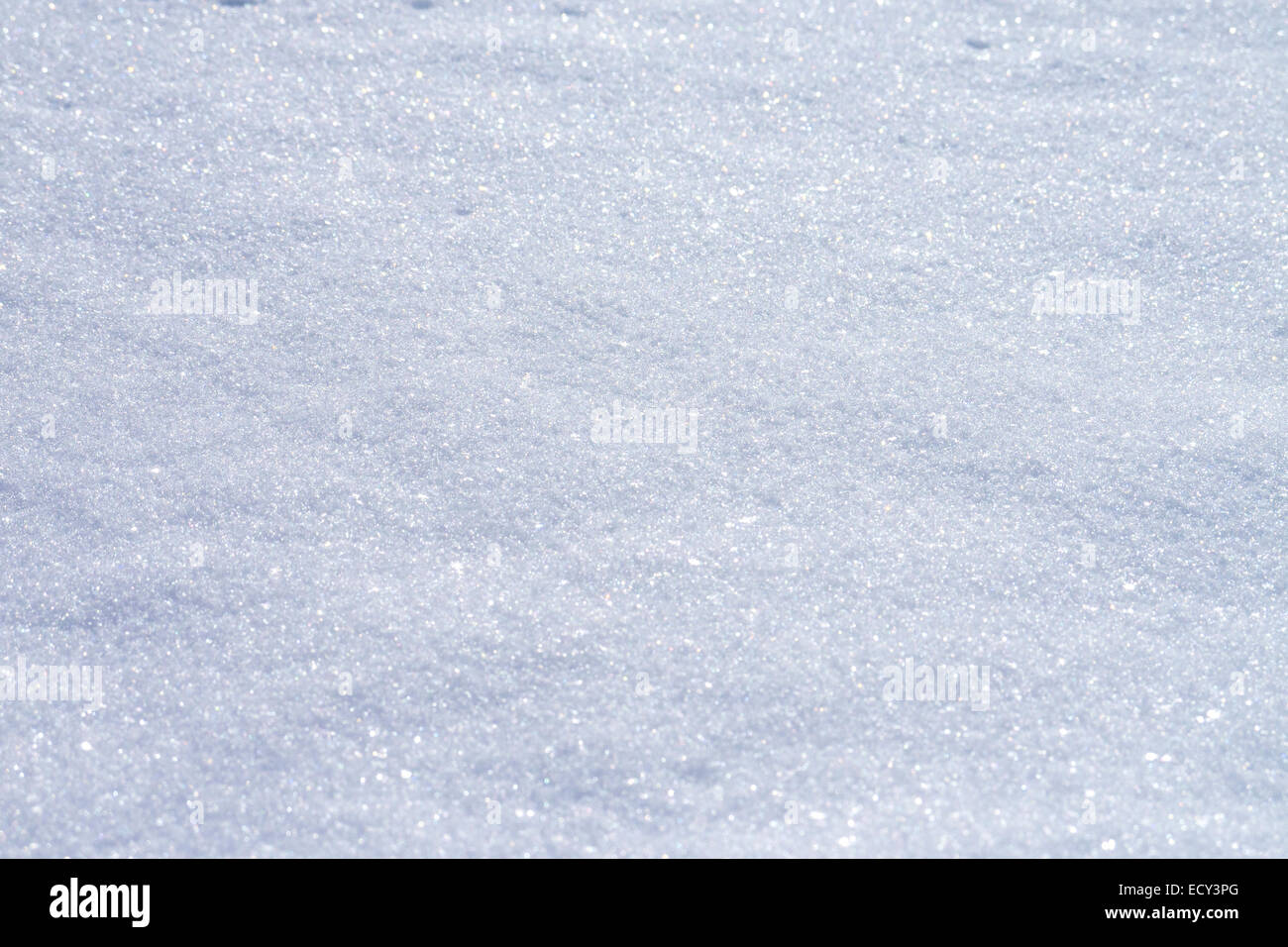 background of new fallen snow, sunreflections Stock Photo