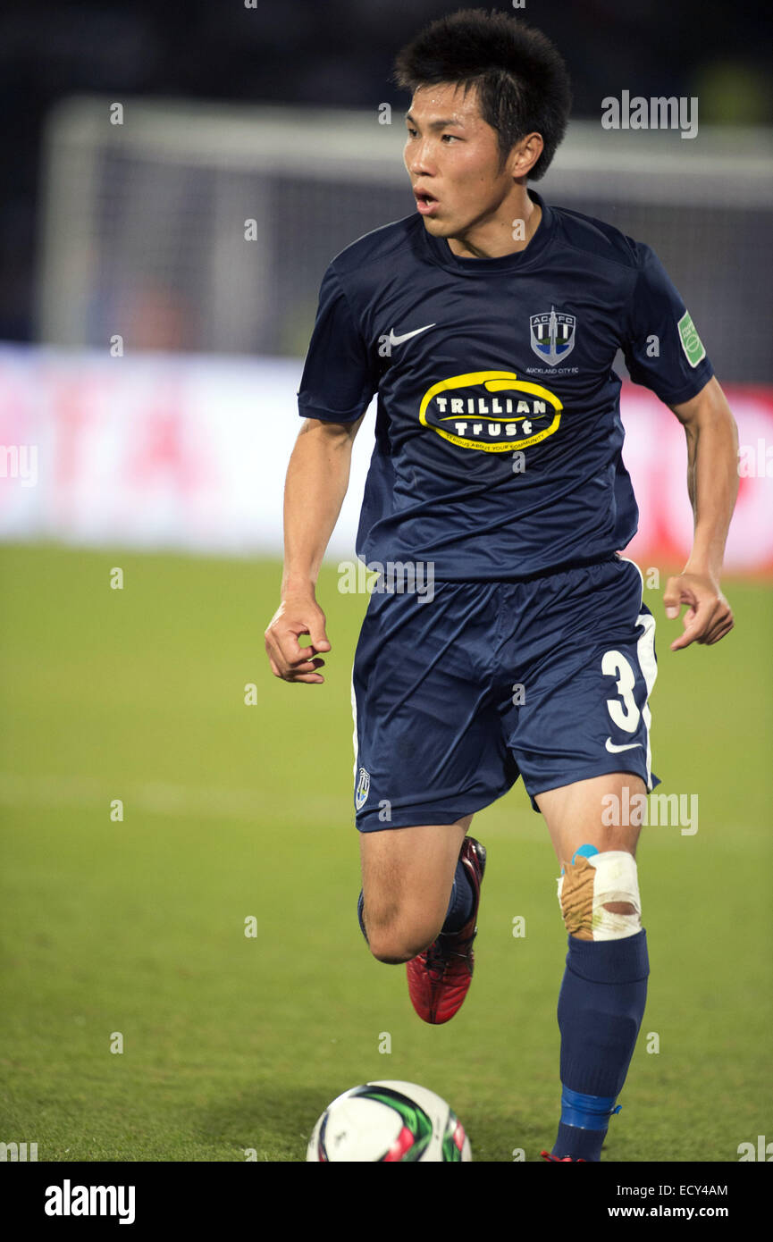 Marrakesh Morocco th Dec 14 Takuya Iwata Auckland Football Soccer Fifa Club World Cup Morocco 14 3rd Place Play Off Match Between Cruz Azul 1 2 4 1 Auckland City Fc At Stade De Marrakech In
