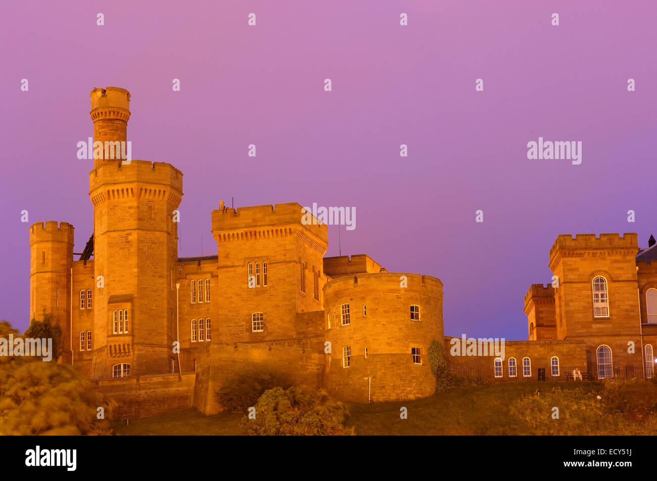 Inverness Castle, Inverness, Scotland, United Kingdom, Europe Stock