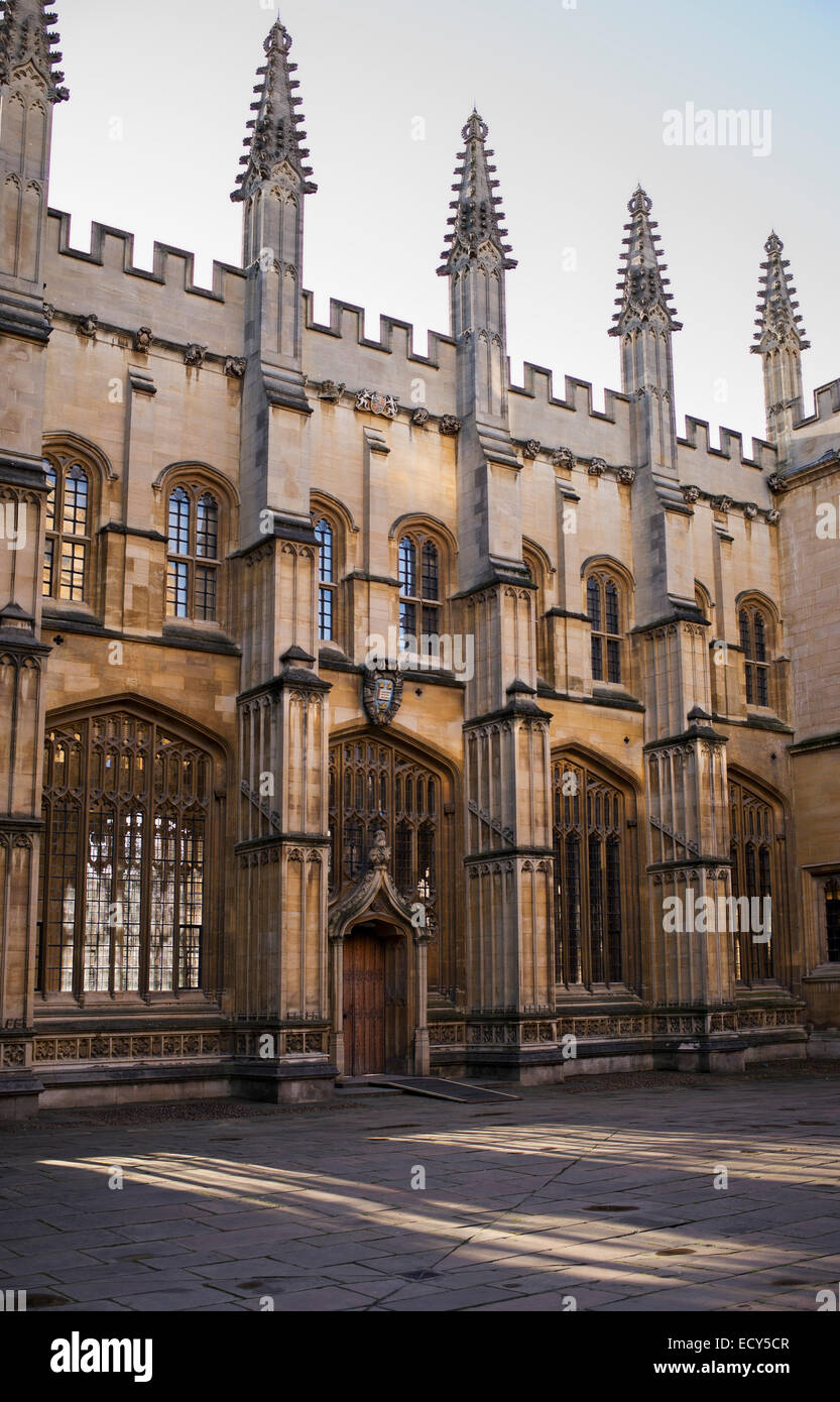 Bodleian Library Divinity School building architecture. Oxford, England Stock Photo