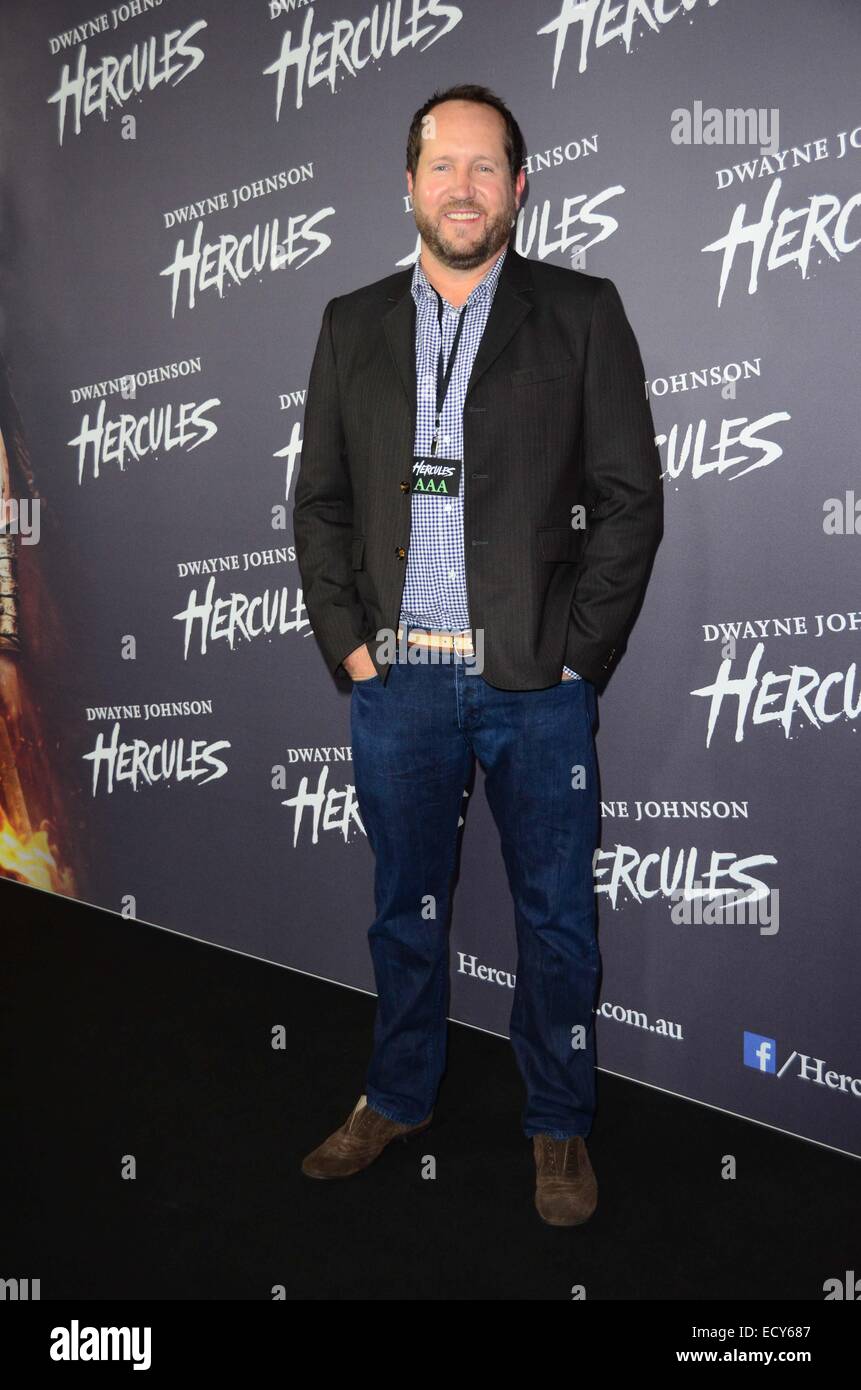 The premeire of 'Hercules' held at Event Cinema Sydney - Arrivals  Featuring: Beau Flynn Where: Sydney, Australia When: 19 Jun 2014 Stock Photo