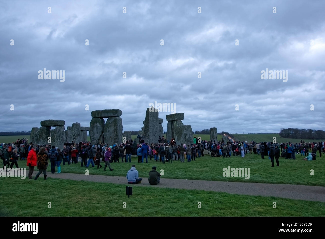 Winter Solstice 2014 Stonehenge. People gather at the ancient site to ...