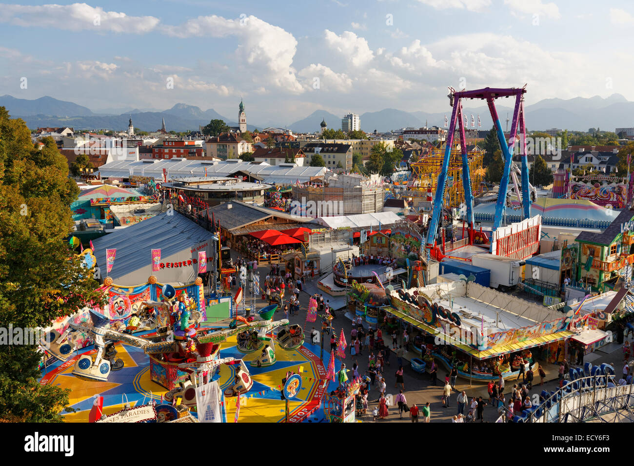 Rosenheim autumn festival, Rosenheim, Upper Bavaria, Bavaria, Germany Stock Photo