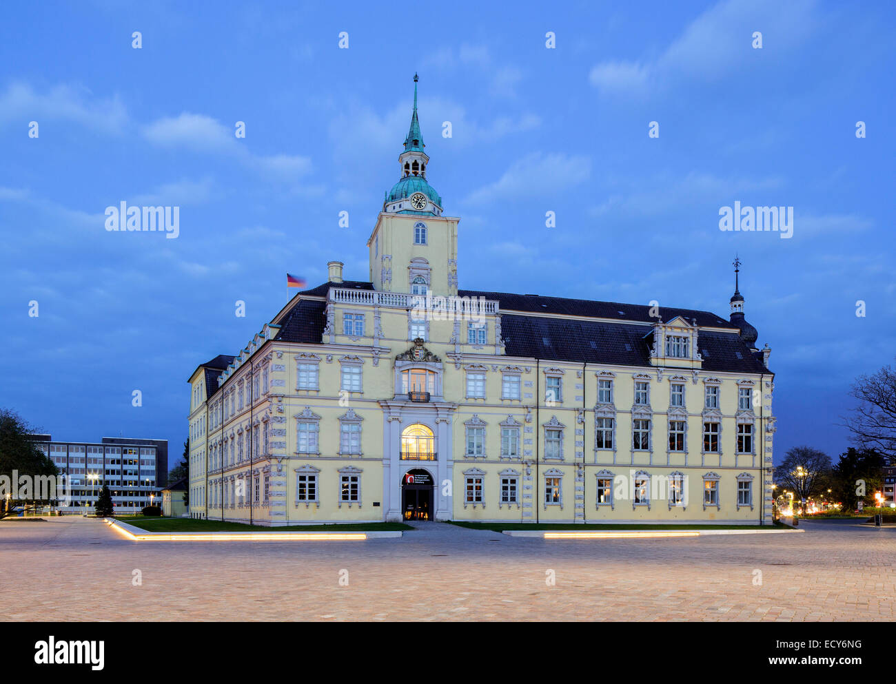 Schloss Oldenburg Castle, Oldenburg, Lower Saxony, Germany Stock