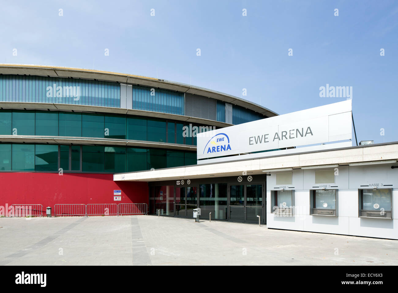EWE Arena, sports and events centre, Oldenburg, Lower Saxony, Germany Stock Photo