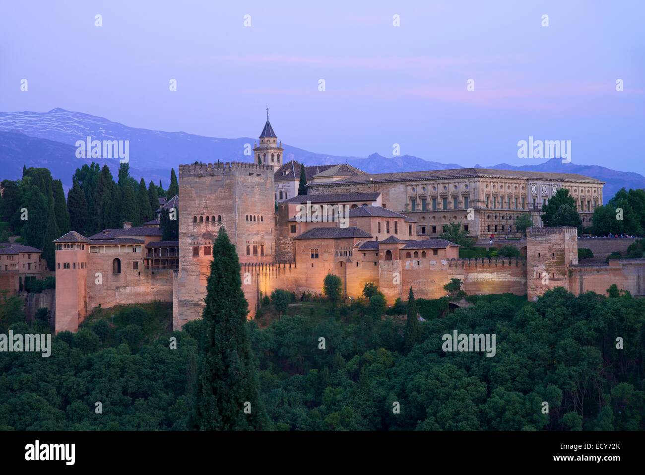 Alhambra, Granada province, Andalucía, Spain Stock Photo