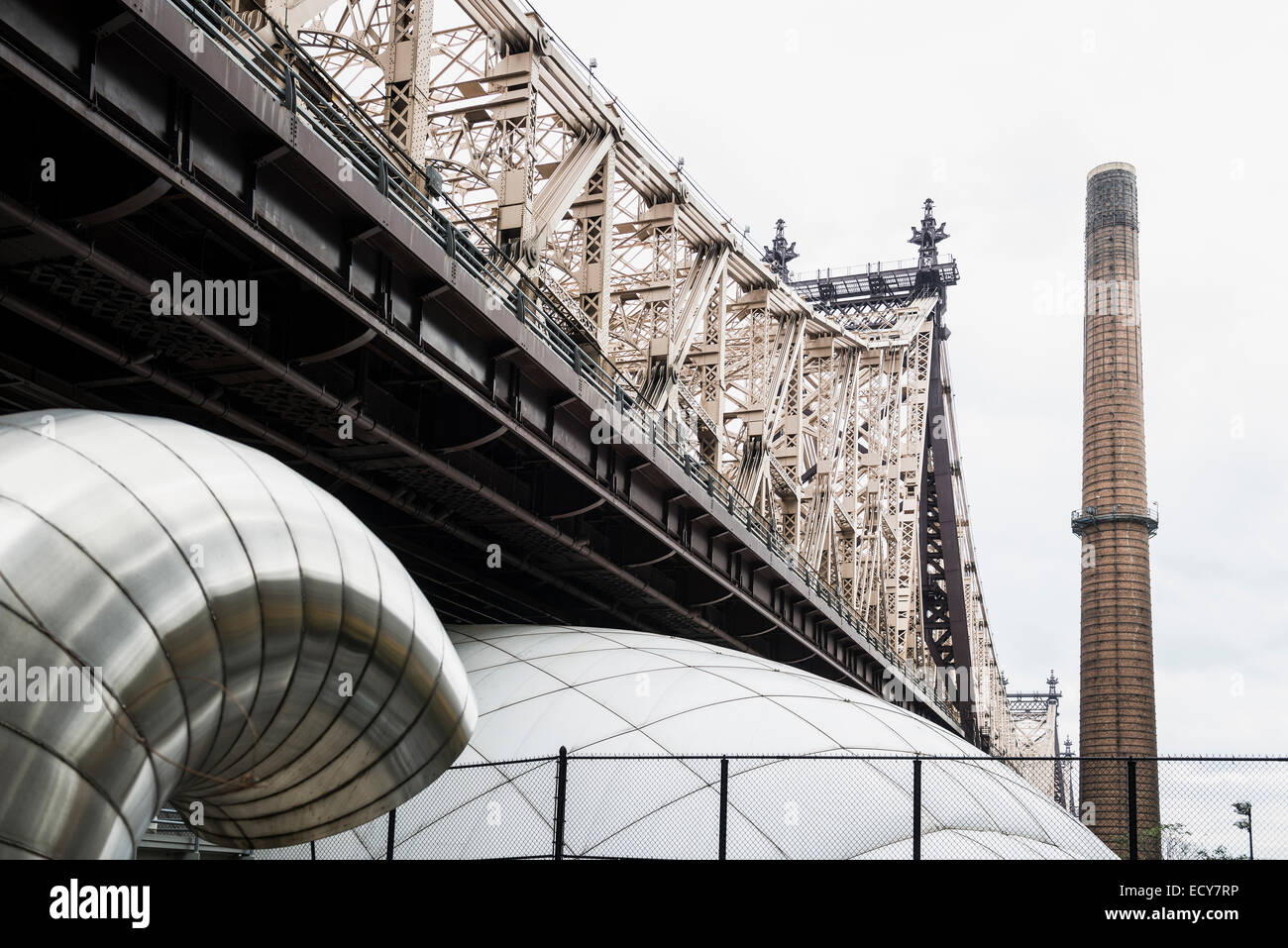 Queensboro Bridge, Manhattan, New York City, New York, United States Stock Photo