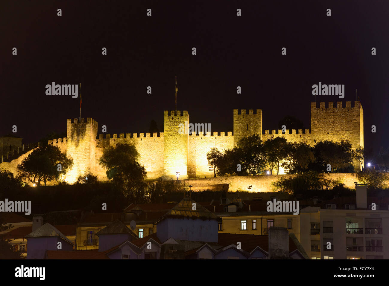 Castelo de São Jorge, Lisbon, Portugal Stock Photo