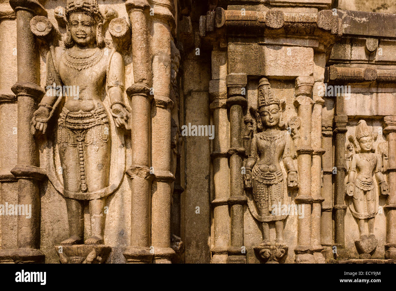Guwahati, Assam, India. Sculpture of Hindu God on the outside of ...