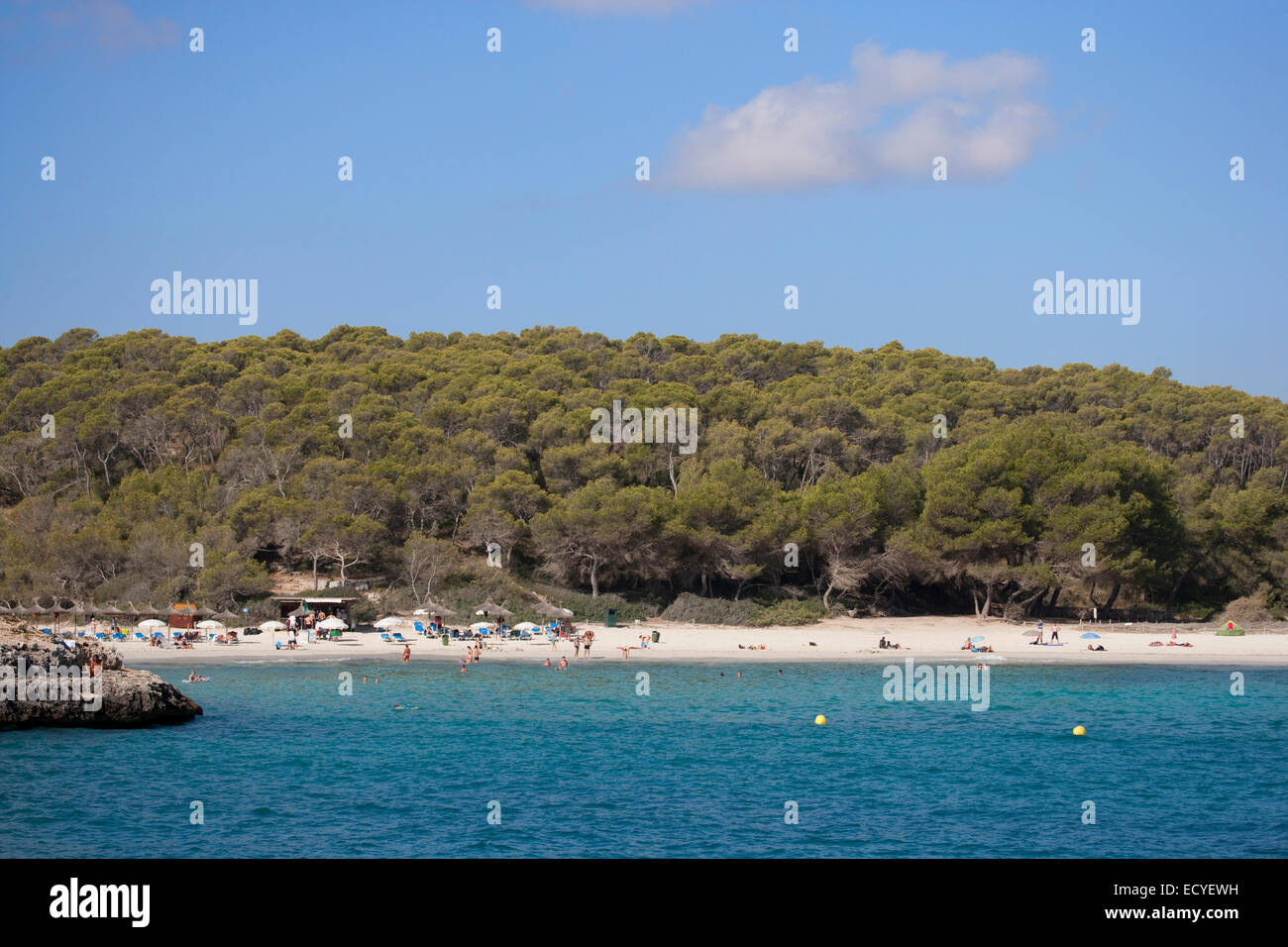Coastal view near Cala D'Or, Mallorca, Spain Stock Photo