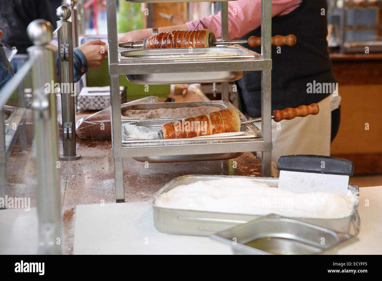 Chimney cake hi-res stock photography and images - Alamy
