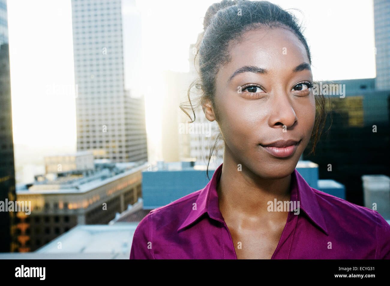 Close up african woman thinking hi-res stock photography and images - Alamy