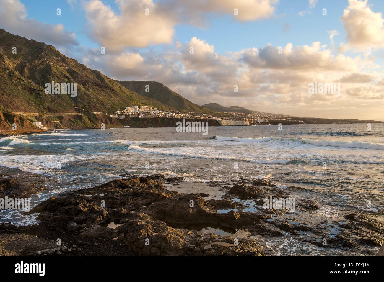 Punta del Hidalgo, Tenerife, Spain Stock Photo