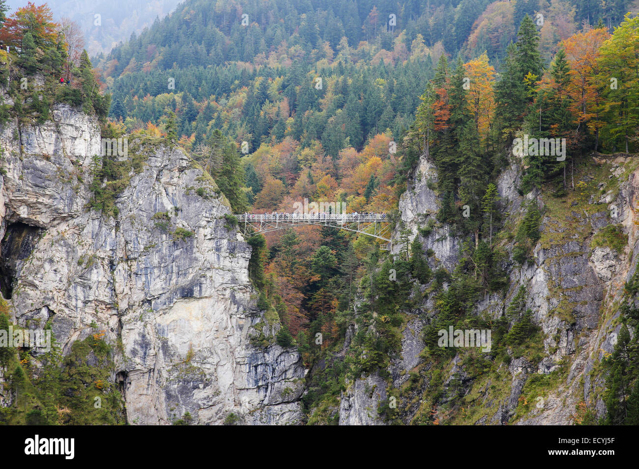 Marys bridge Neuschwanstein castle view Stock Photo Alamy