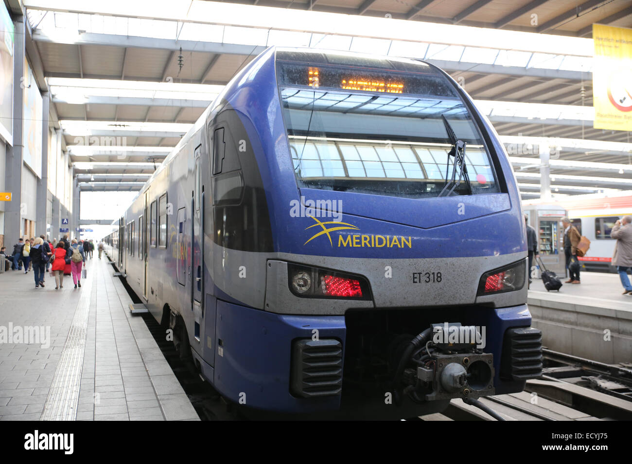 meridian train munich salzburg Stock Photo - Alamy