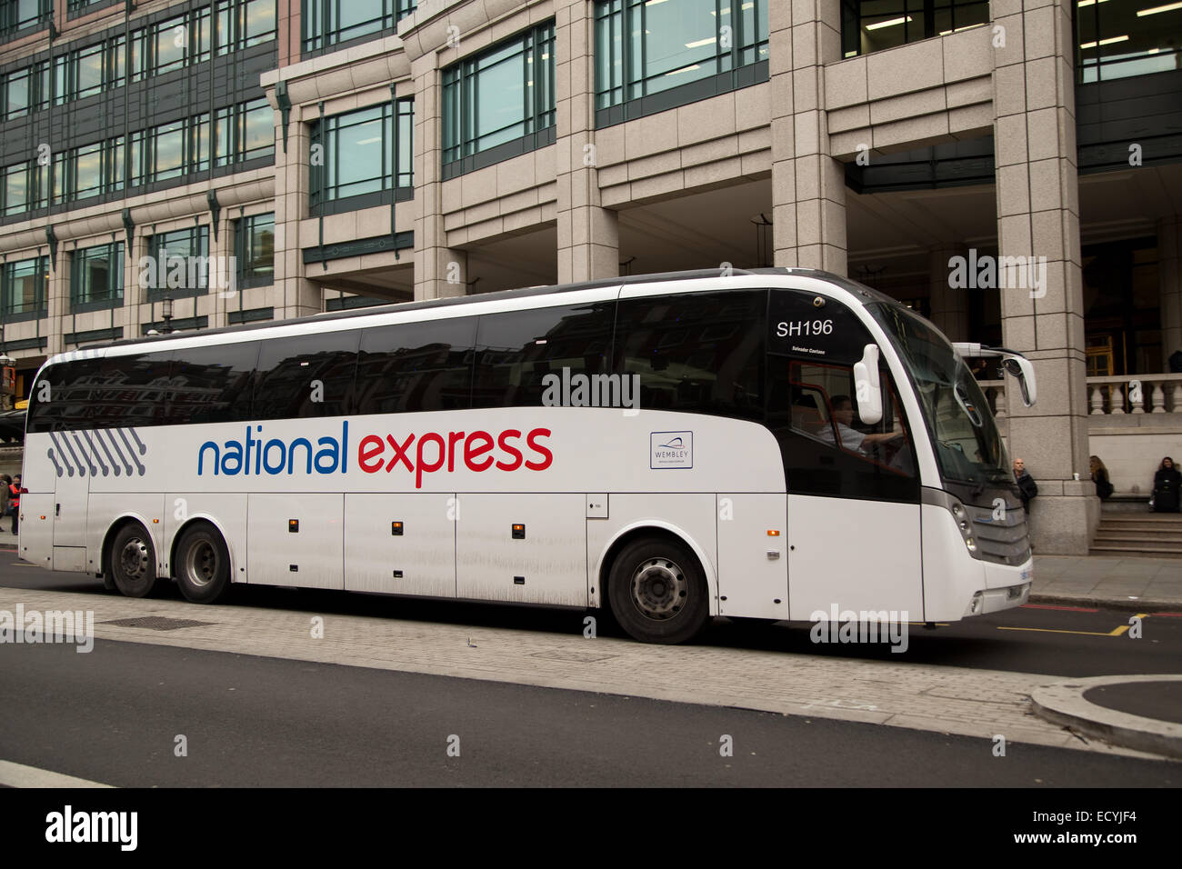 LONDON - NOVEMBER 25TH: National express coach at Liverpool street on  November the 25th, 2014, in London, England, UK. National Stock Photo -  Alamy