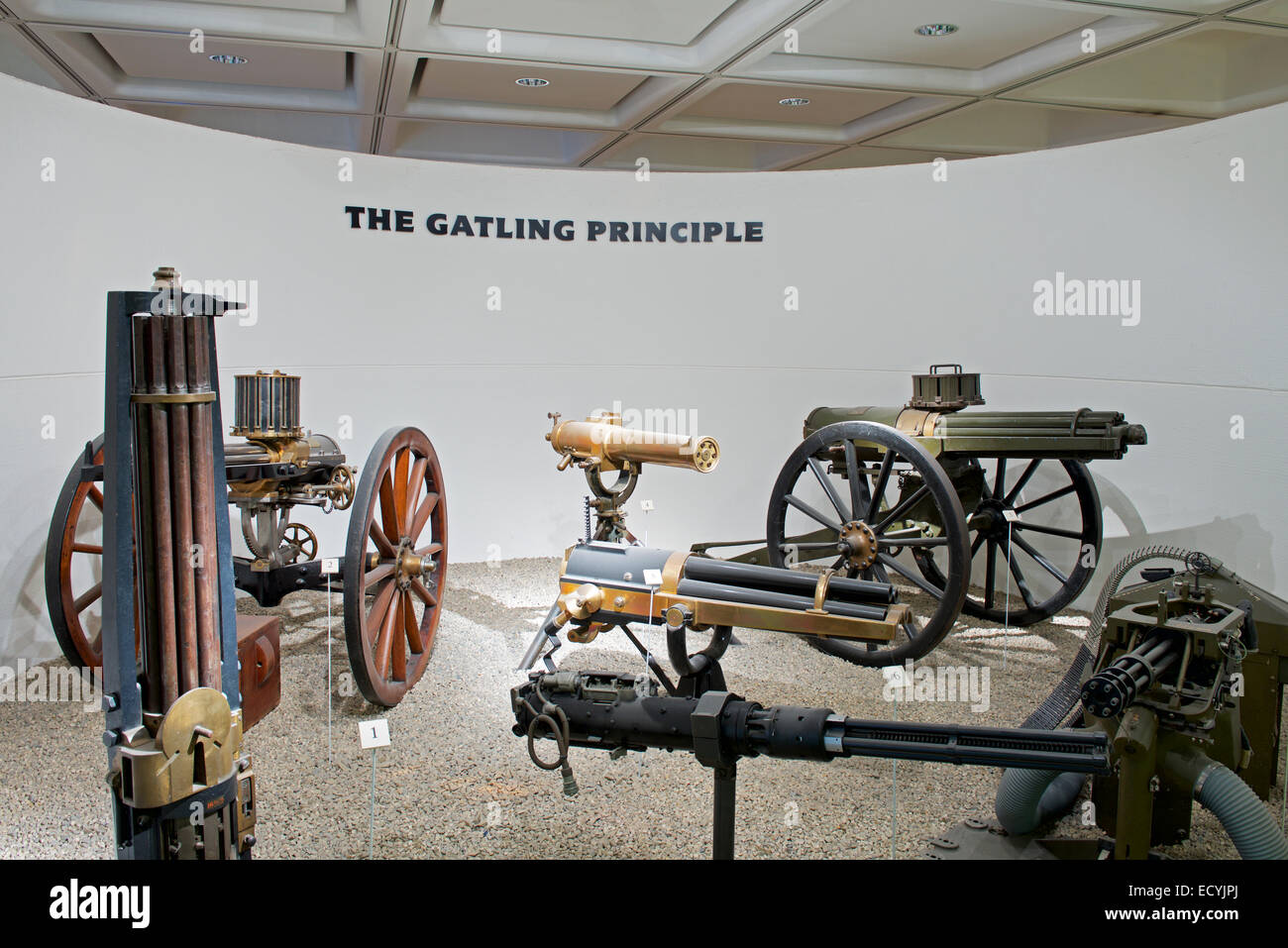 Display inside the Royal Armouries Museum, Leeds, West Yorkshire