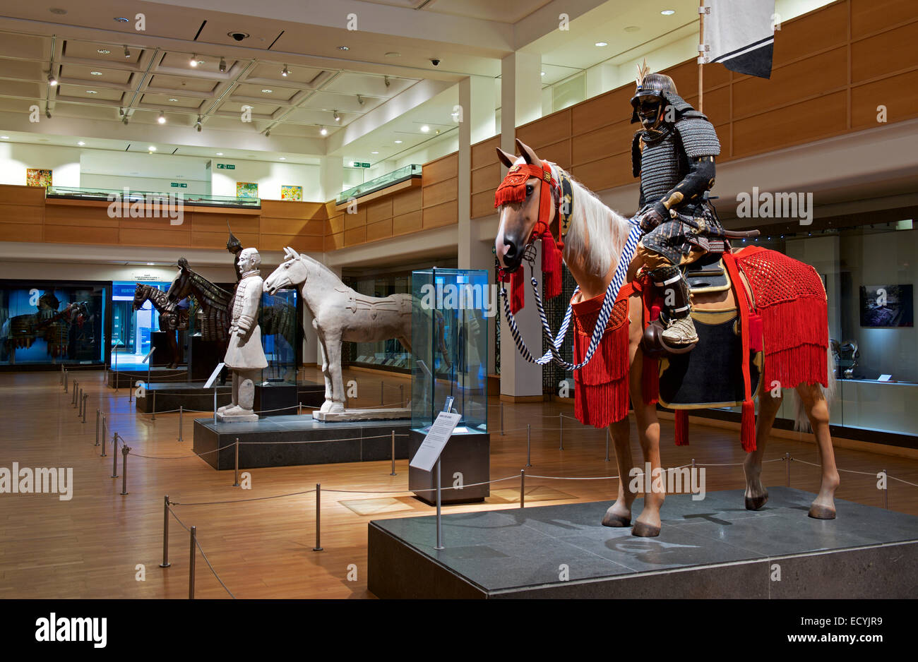 Display inside the Royal Armouries Museum, Leeds, West Yorkshire