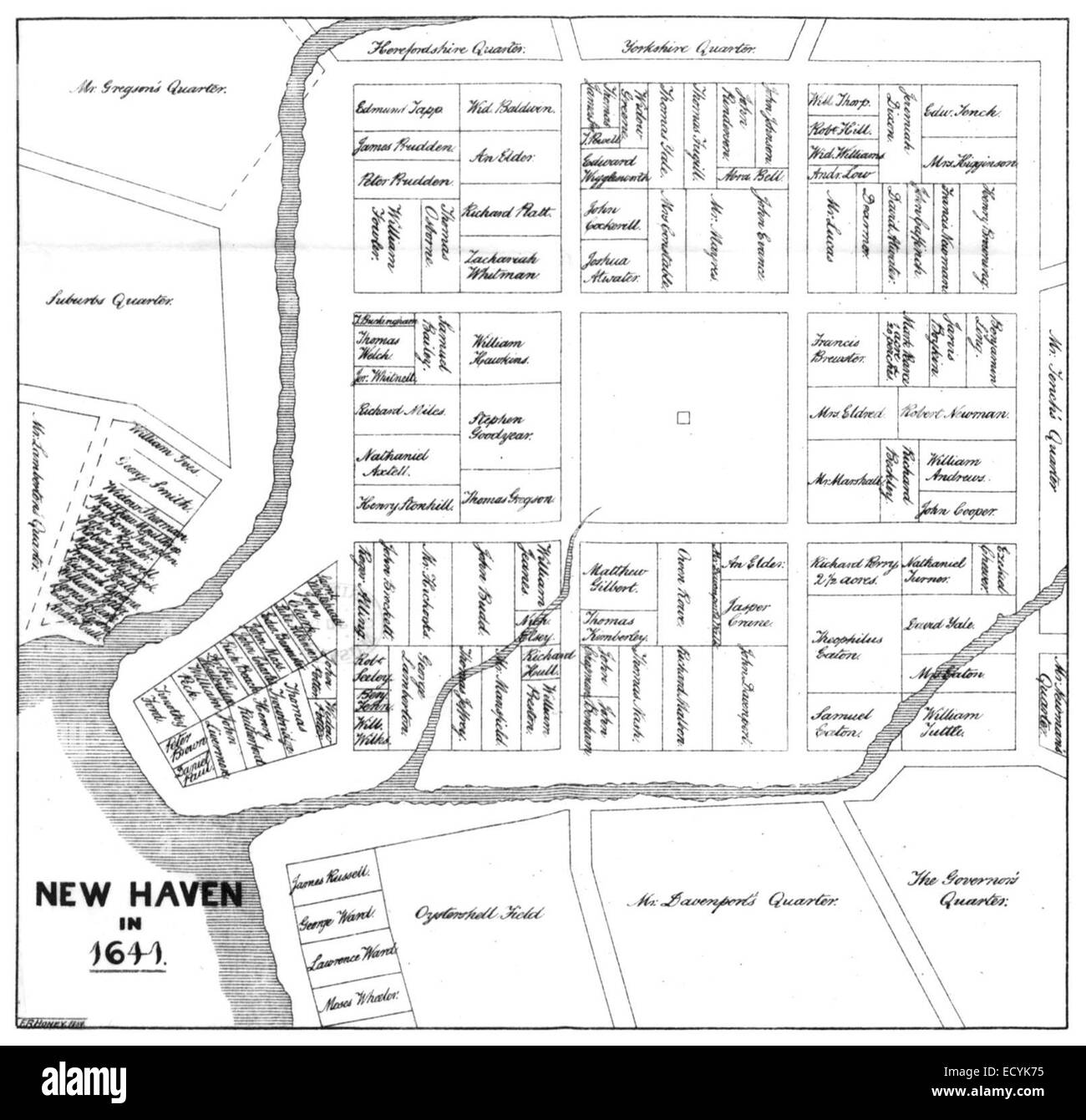 New haven map hires stock photography and images Alamy