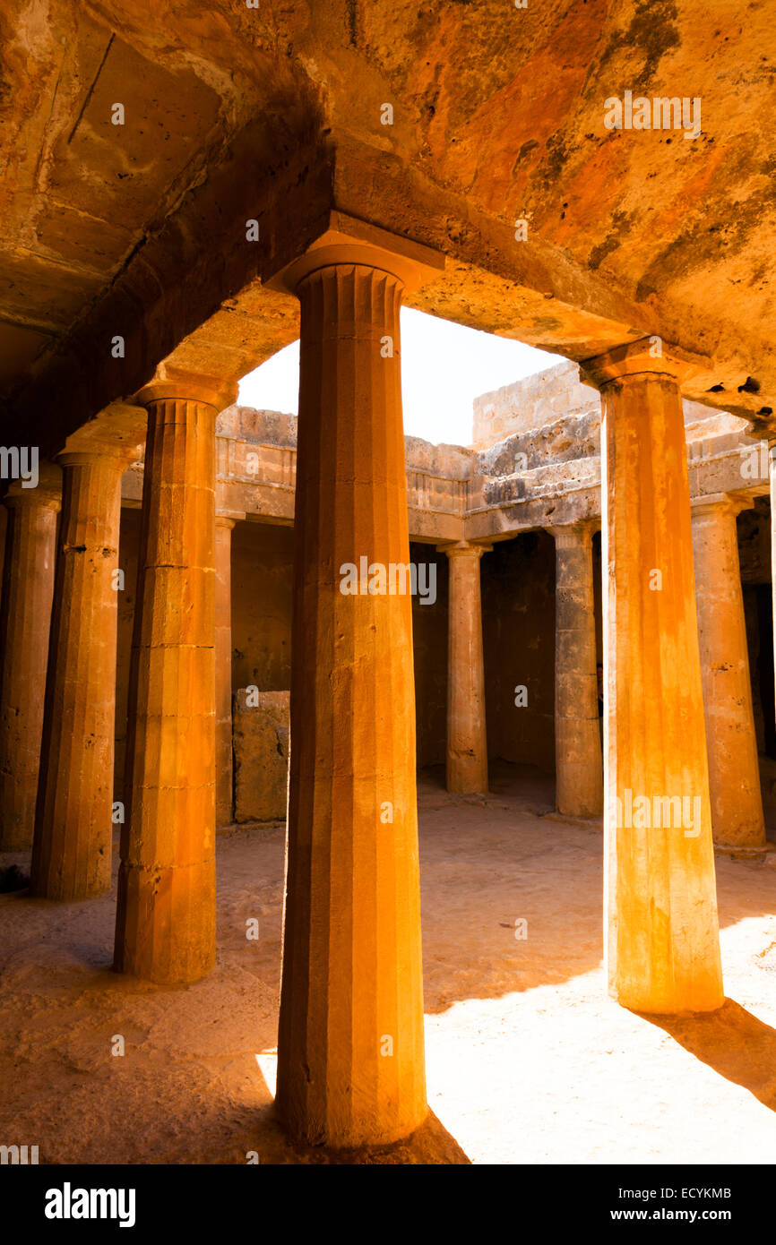 Tombs of the Kings, Paphos, Cyprus. Stock Photo