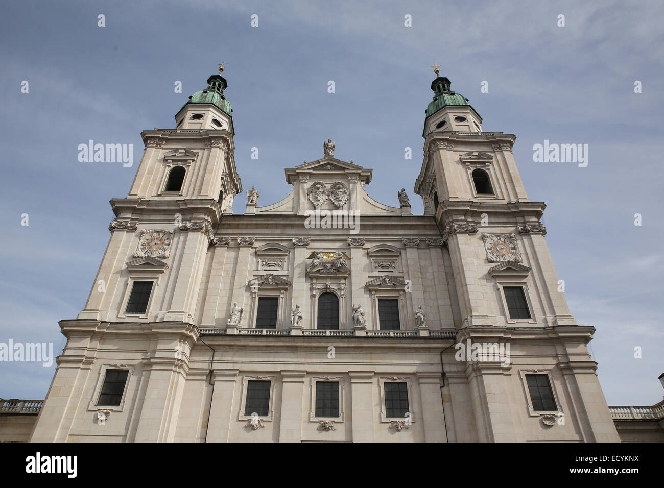 Salzburger Dom Austrian church Stock Photo