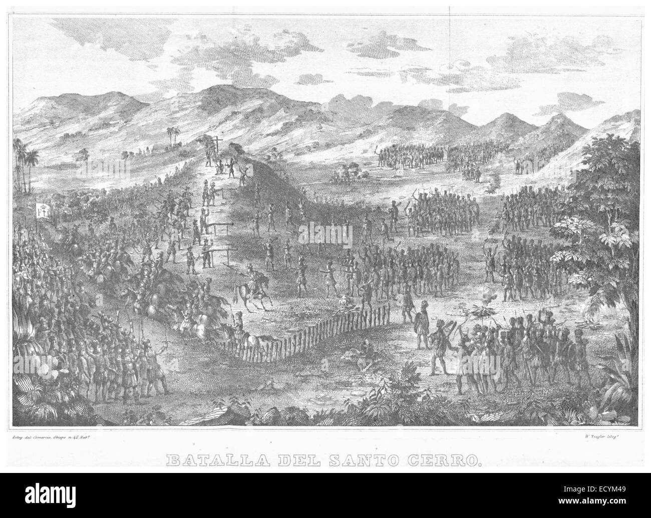 Batalla del Santo Cerro Stock Photo Alamy