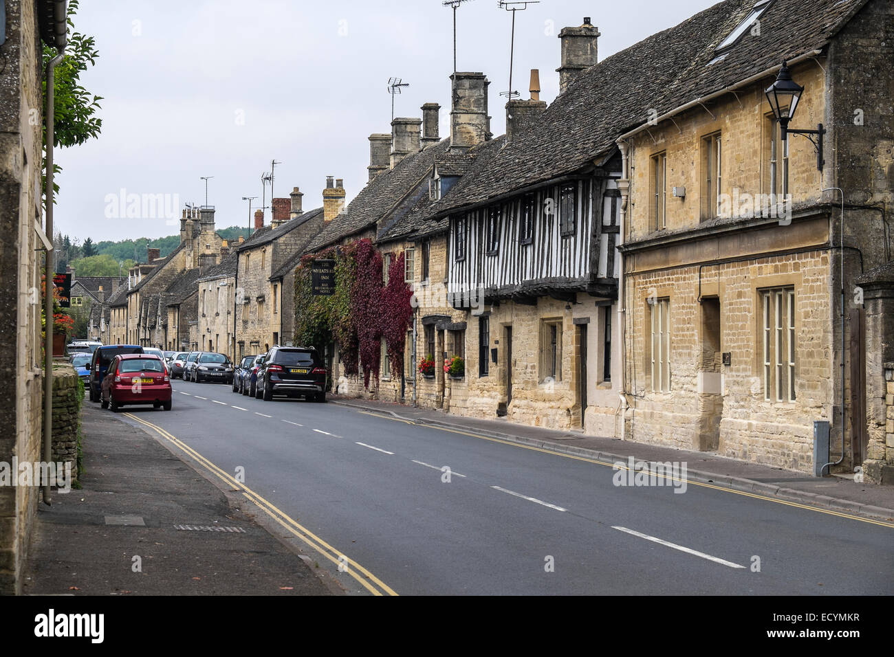 West End Northleach The Cotswolds Gloucestershire England Stock Photo ...