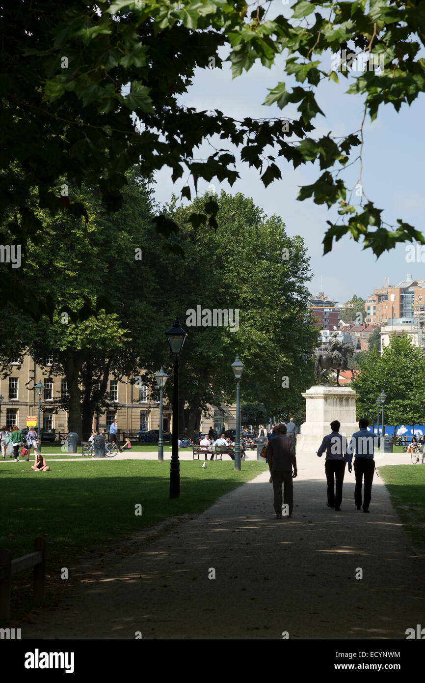 Bristol Queen Square Stock Photo Alamy