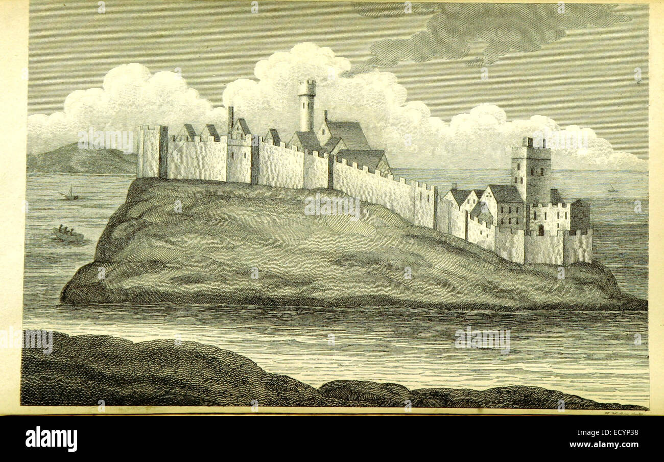 BULLOCK(1816) Peel Castle, Isle of Man Stock Photo
