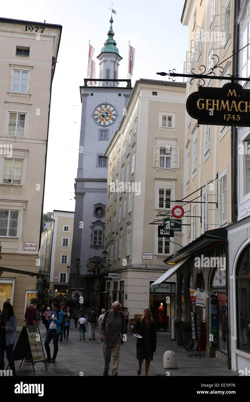 Salzburg old town city hall Stock Photo - Alamy