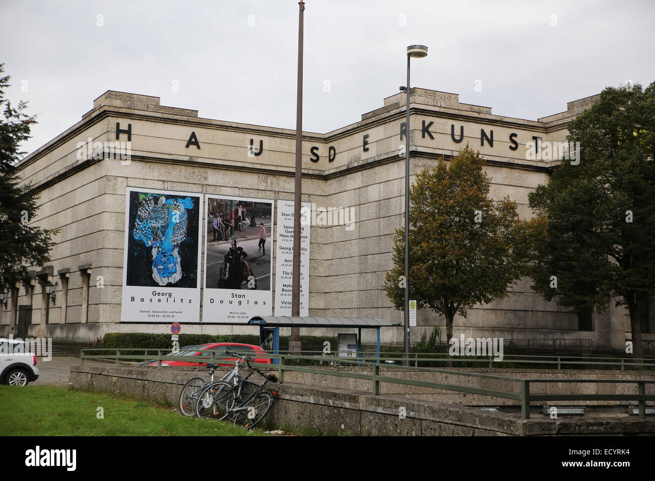 Munich Haus der Kunst art museum Stock Photo