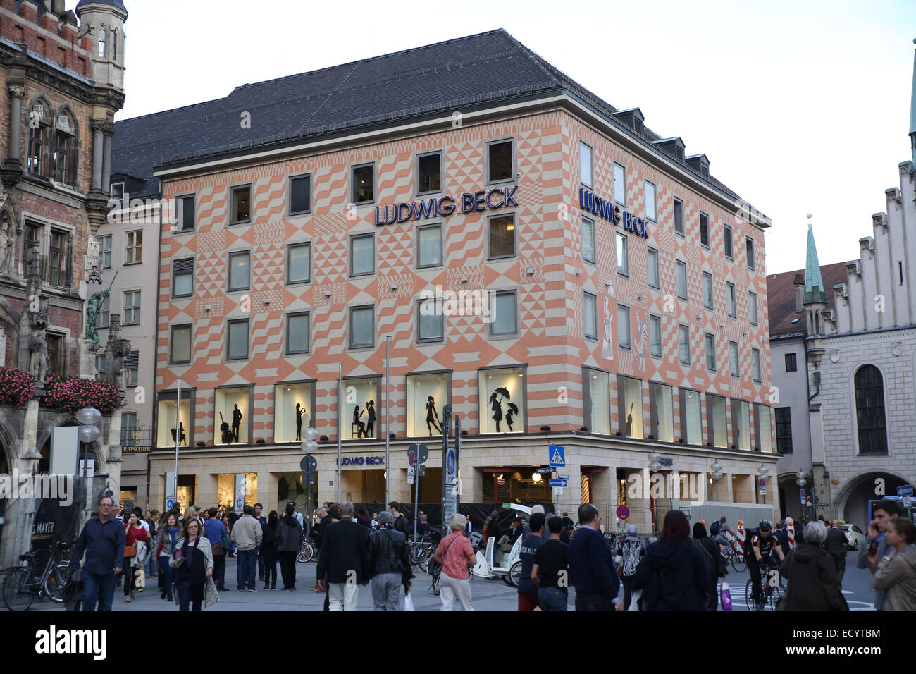 ludwig beck department store Munich Stock Photo