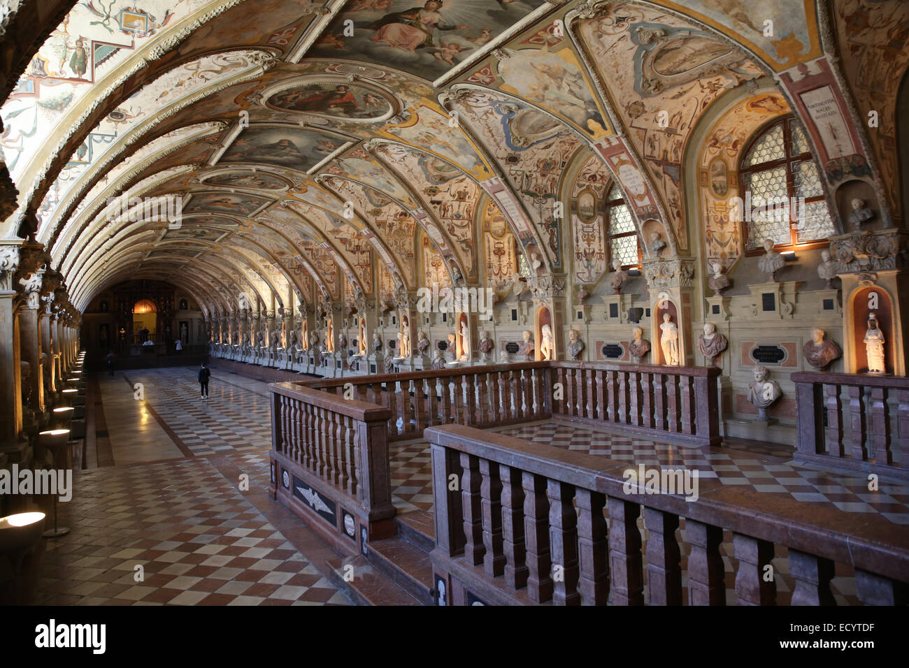 Munich residenz Antiquarium Renaissance interior Stock Photo