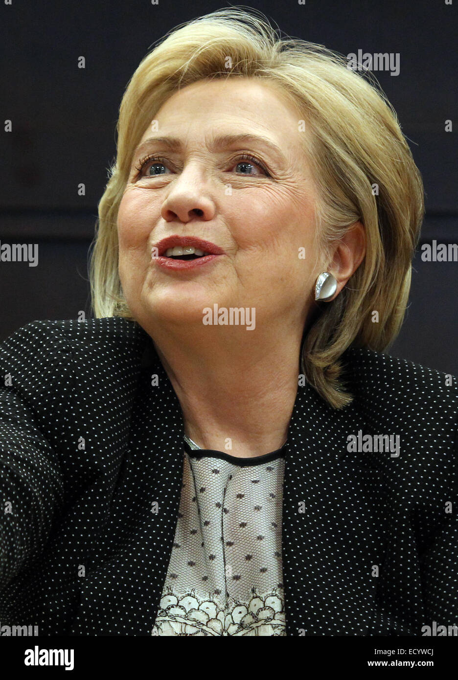 Hillary Rodham Clinton's book signing event, held at Barnes & Noble ...