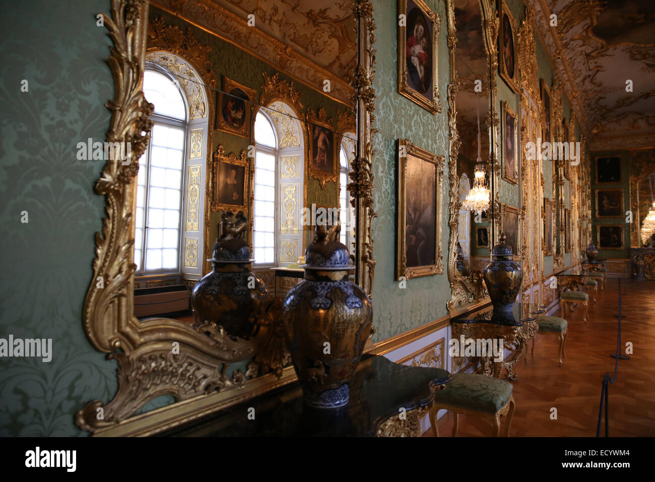 Green room munich residenz hi-res stock photography and