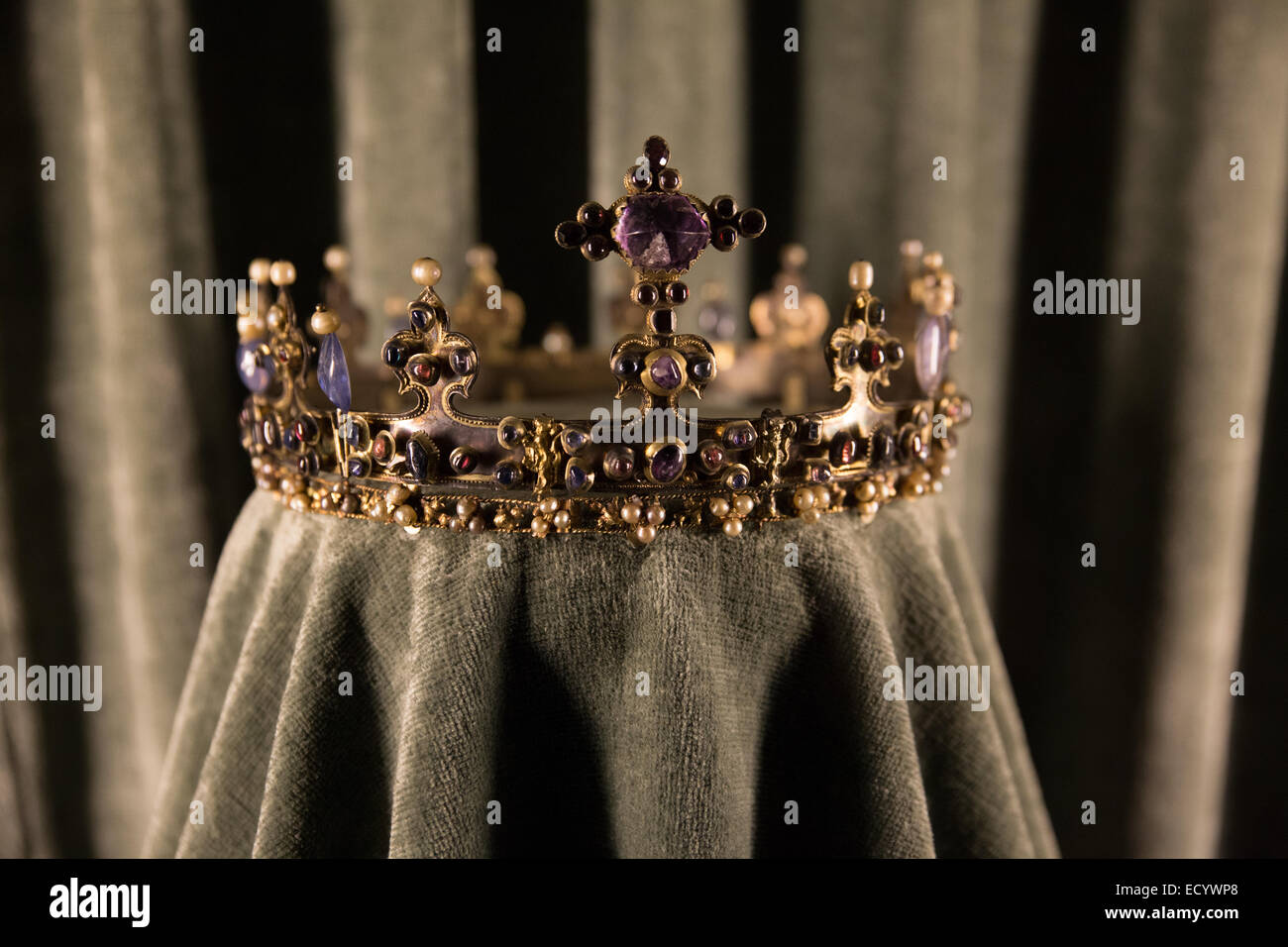 former Bavarian king crown head piece Stock Photo