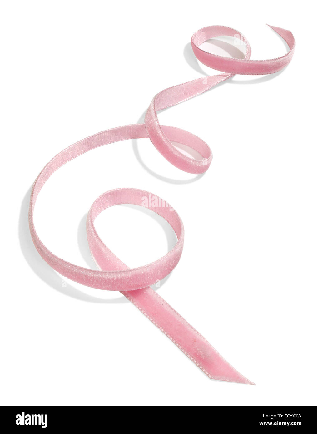 pink velvet ribbon Stock Photo - Alamy