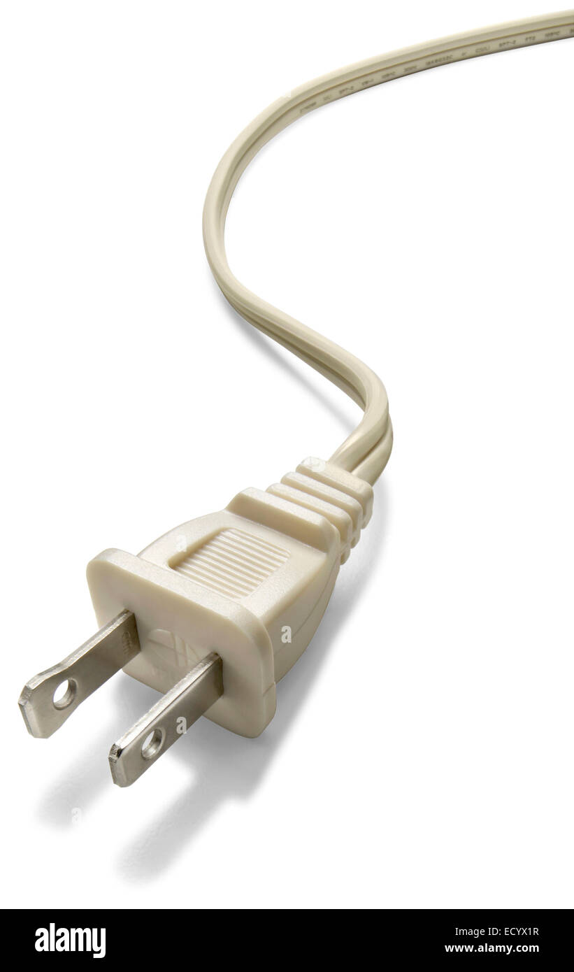 White Plug Stock Photo - Alamy
