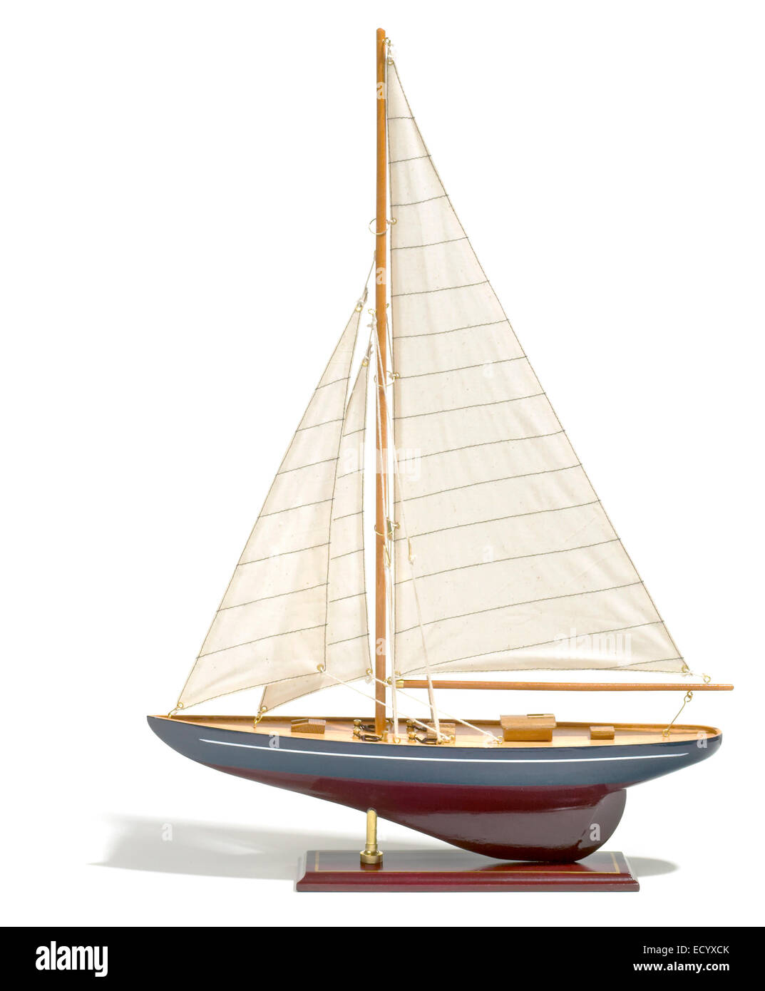 White sail on ship model hi-res stock photography and images - Alamy