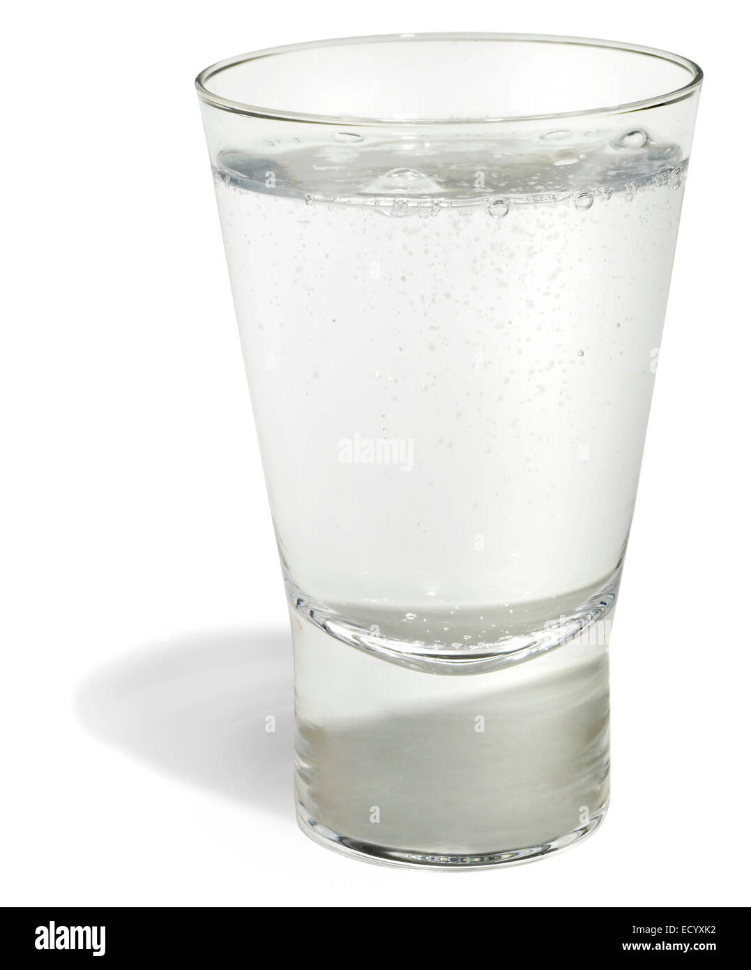 sparkling water in a glass Stock Photo - Alamy