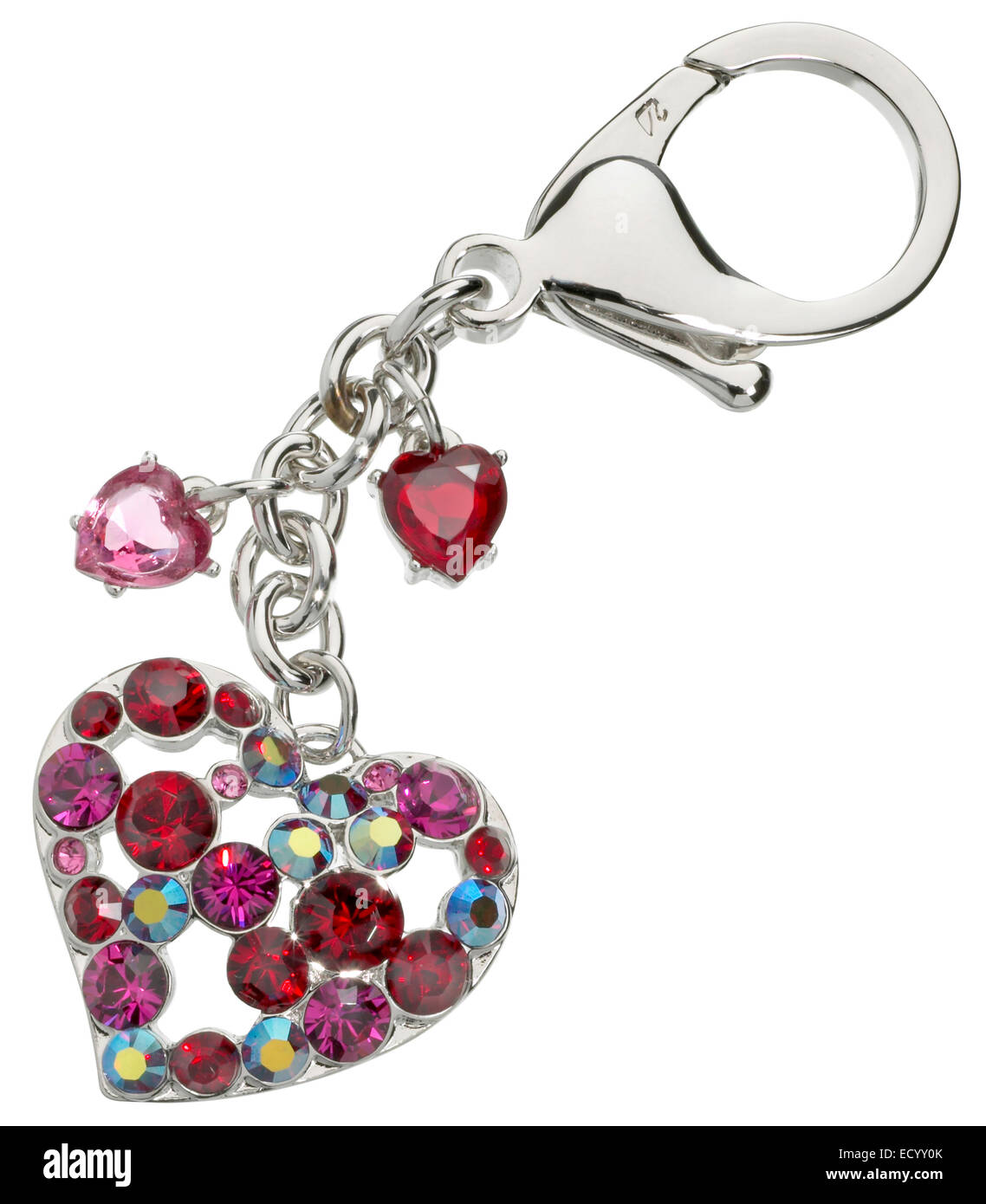 Swarovski heart keychain best sale