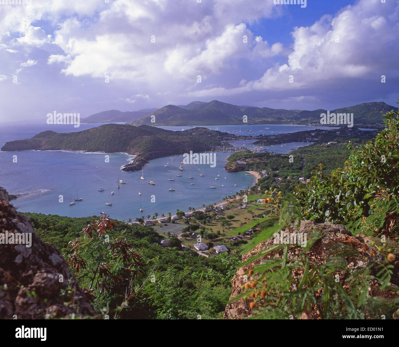 Harbour view from Shirley Heights, English Harbour, Nelson's Dockyard